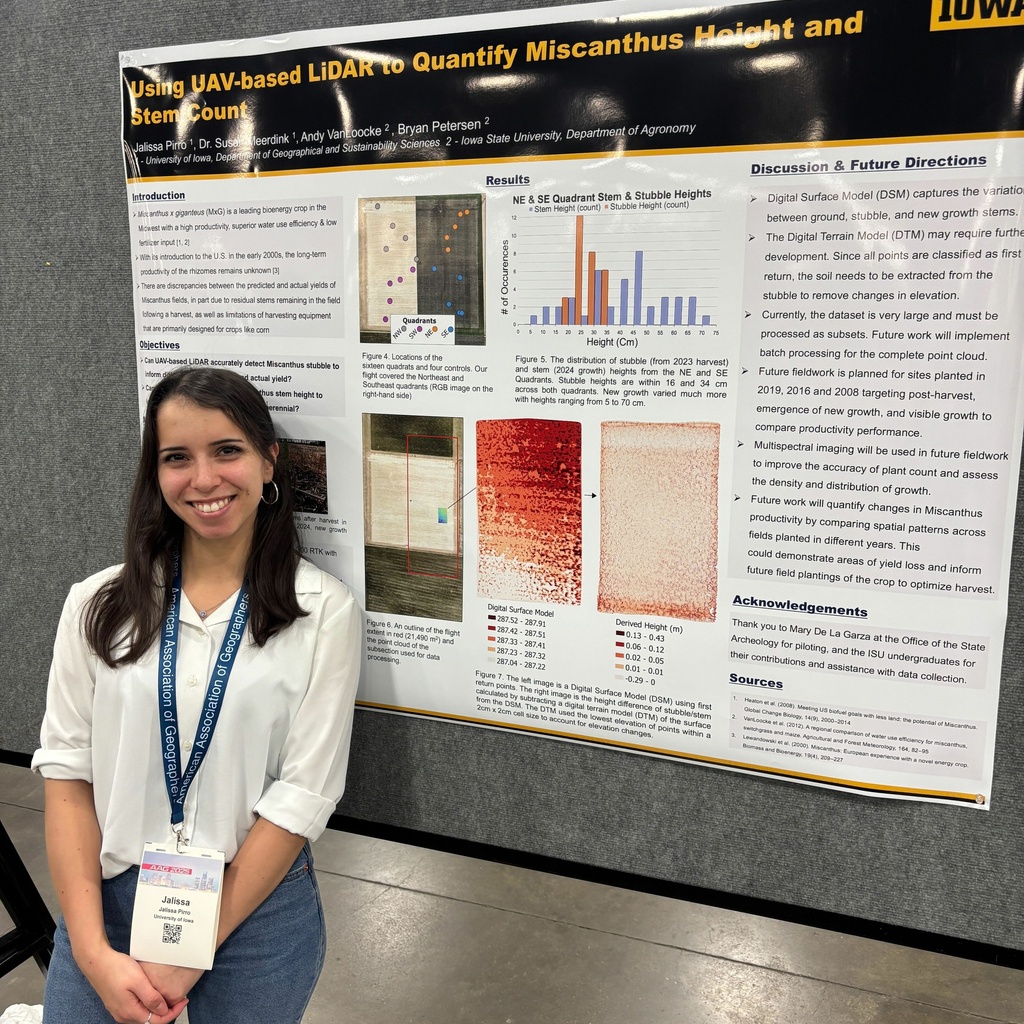 Jalissa Pirro presents at 2025 AAG