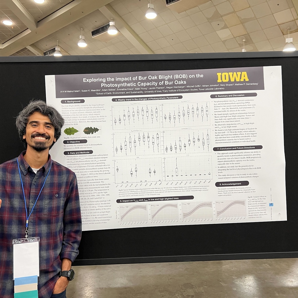 Mainul at ESA with poster