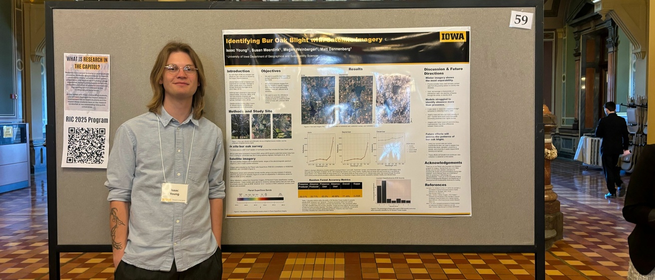 Young with Research at the Capital Poster