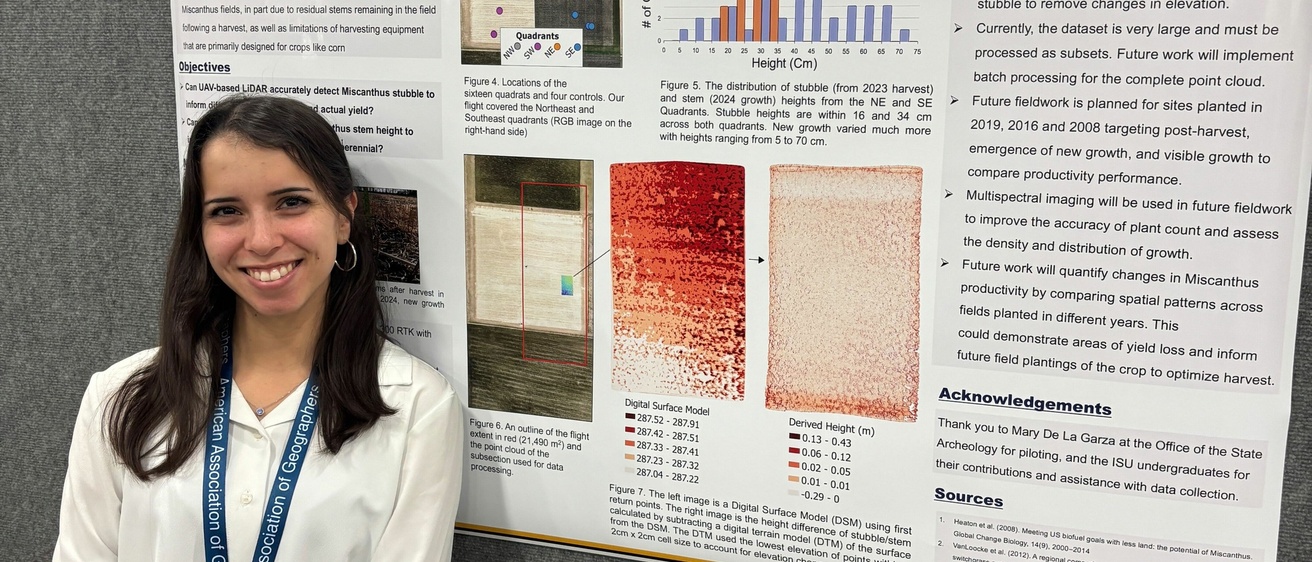 Jalissa Pirro presents at 2025 AAG