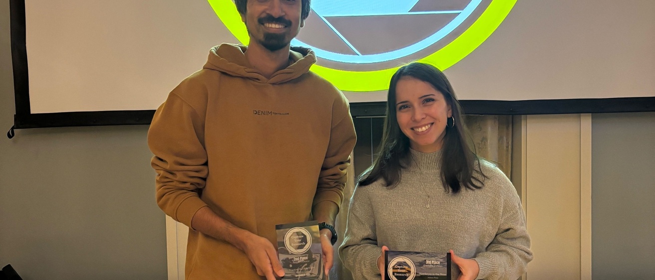 Mainul and Jalissa win at Capture Your Research