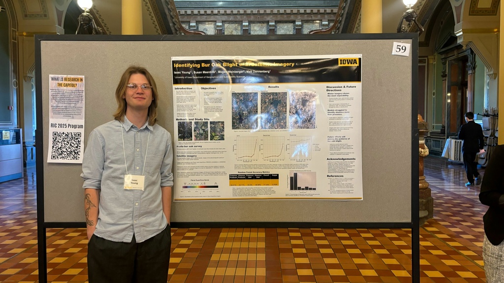 Young with Research at the Capital Poster